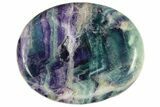 1.8" Polished Rainbow Fluorite Worry Stones - Photo 2